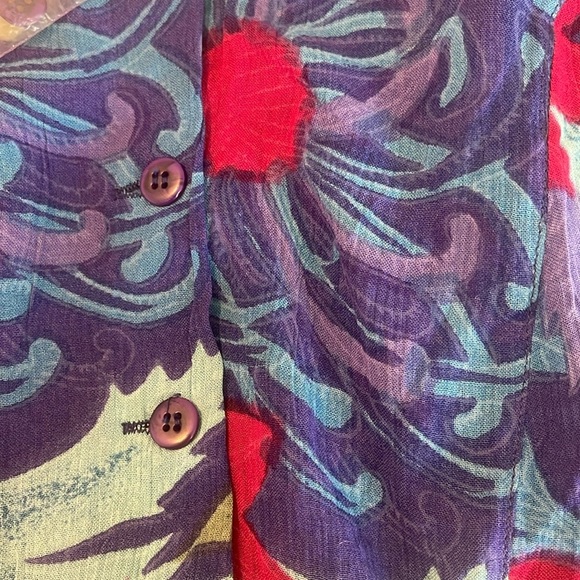 NWT Vintage Adini Sheer Dress Lite Full India Size S NWT - Picture 4 of 4